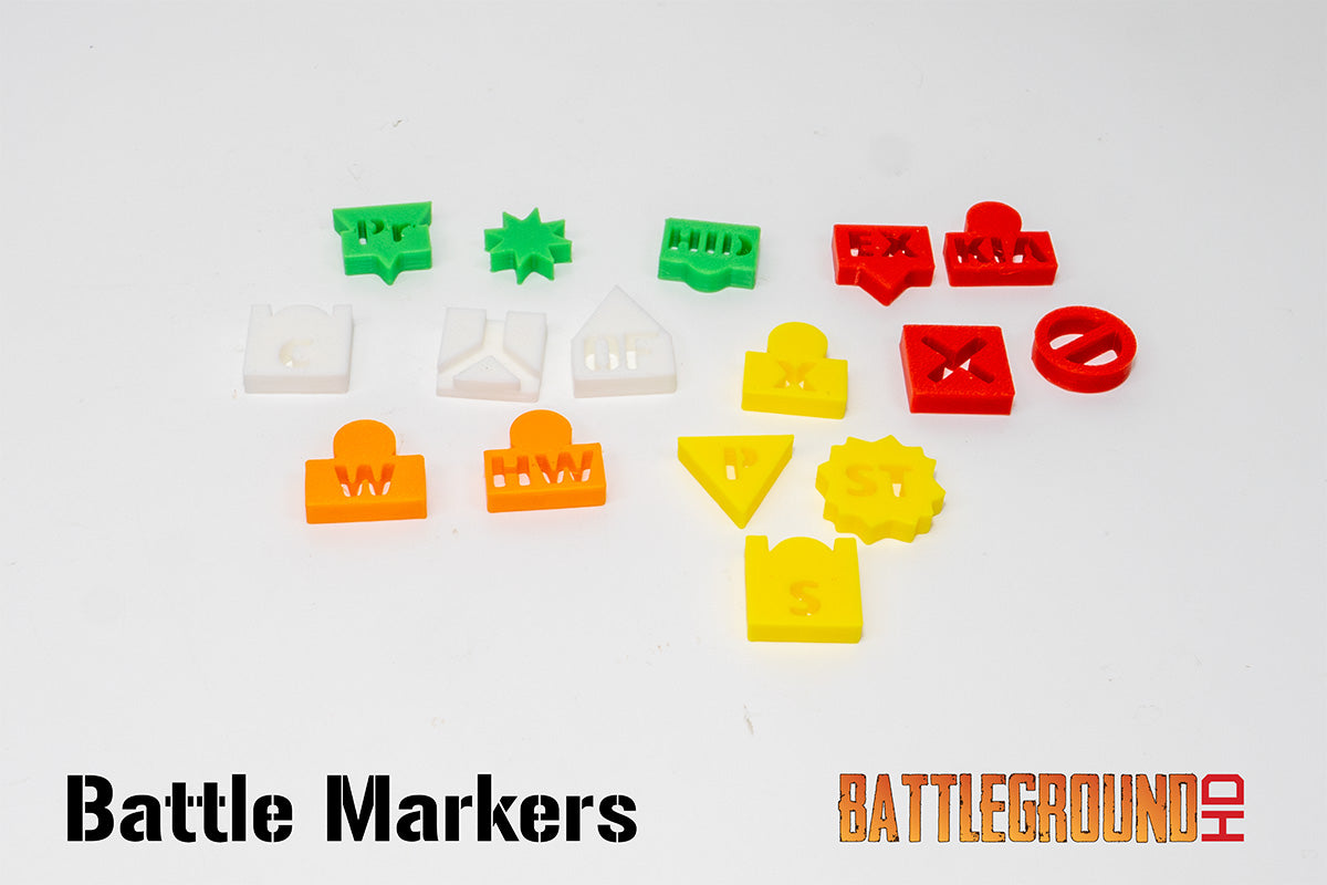 BGHD10600 BattlegroundHD Battle Markers - Squad