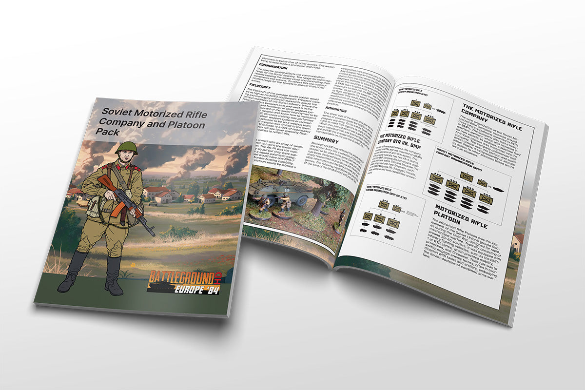 Soviet Motorized Rifle Company and Platoon Unit Card Pack
