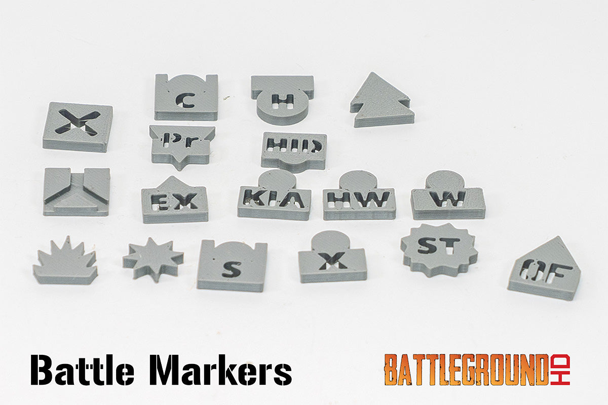 BGHD10600 BattlegroundHD Battle Markers - Squad