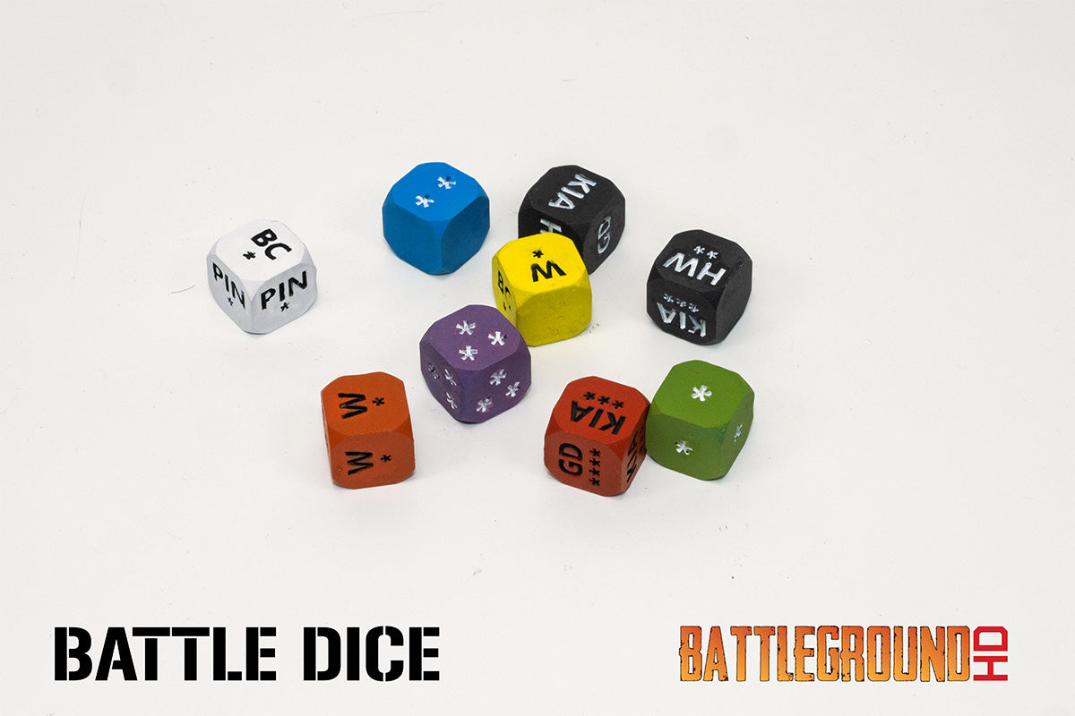 3d Battle Dice Free STL Files