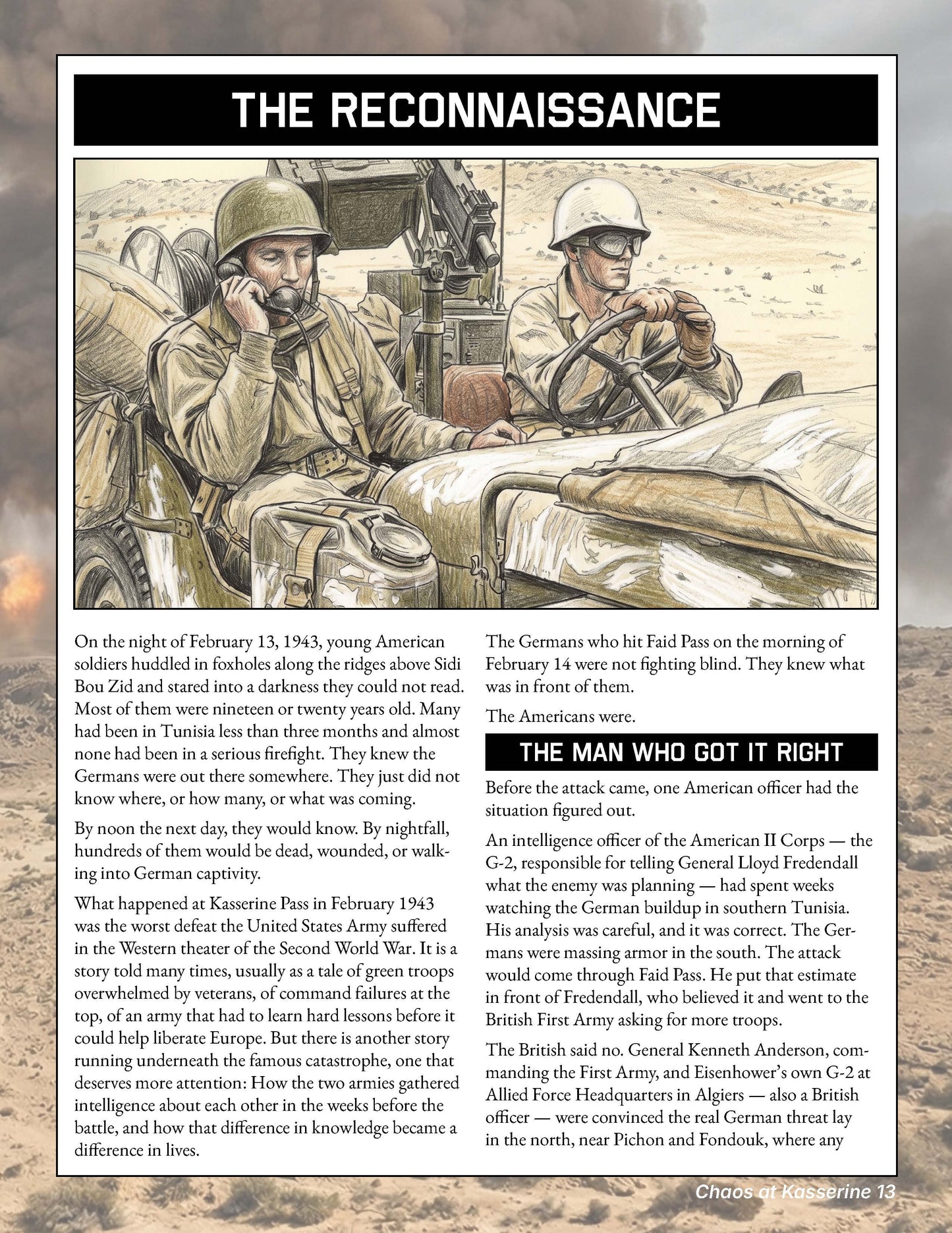 Chaos at Kasserine - Kickstarter Package