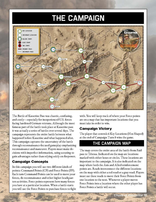 Chaos at Kasserine - Kickstarter Package