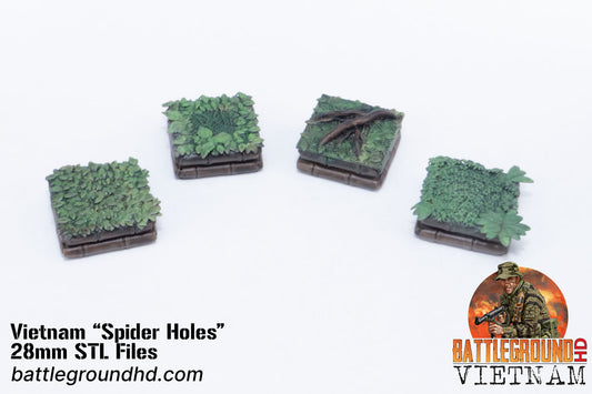 VC / NVA Spider Holes - Physical