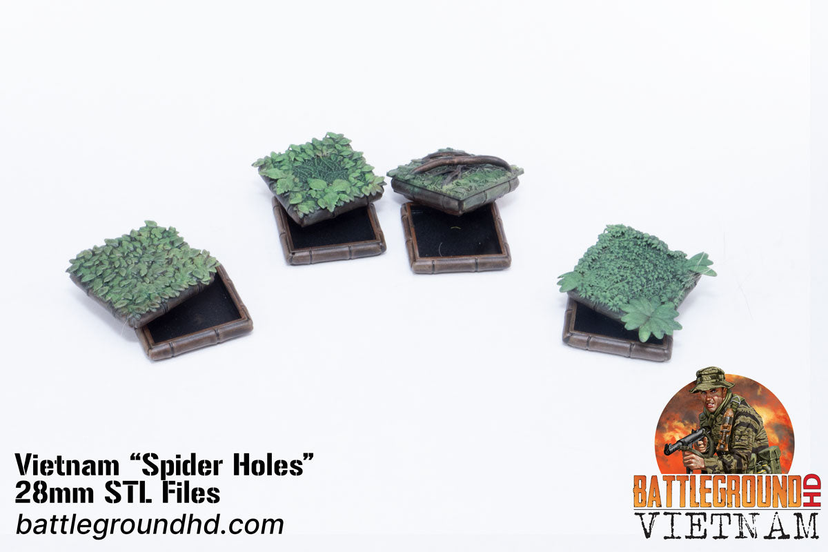 VC / NVA Spider Holes - Physical