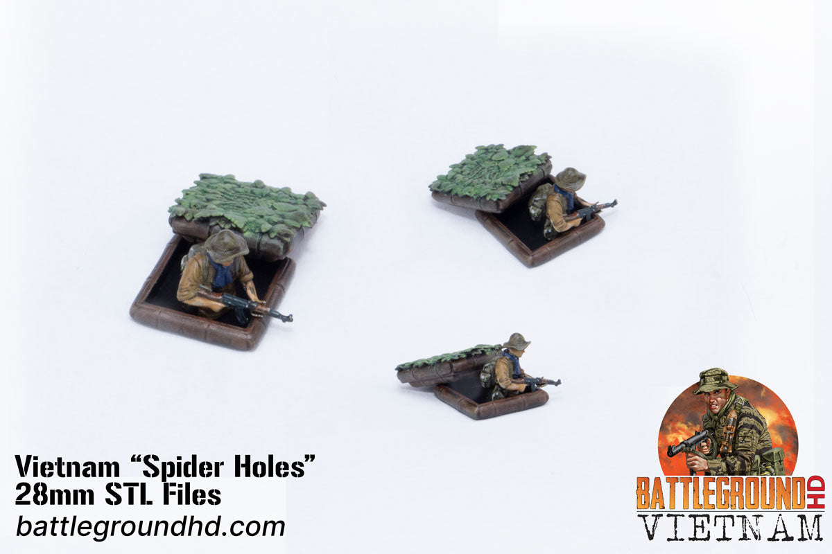 VC / NVA Spider Holes - Physical